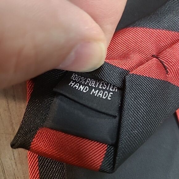 Atlanta United Souvenir Mens Striped Logo Tie Necktie Soccer MLS EUC Polyester - Picture 5 of 5